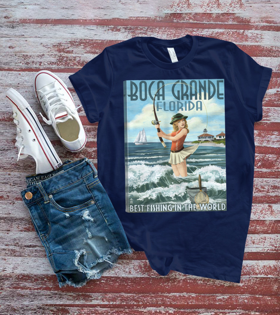 Boca Grande Florida Best Fishing In The World T-Shirt