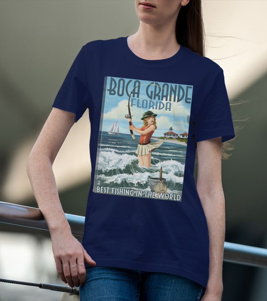 Boca Grande Florida Best Fishing In The World T-Shirt