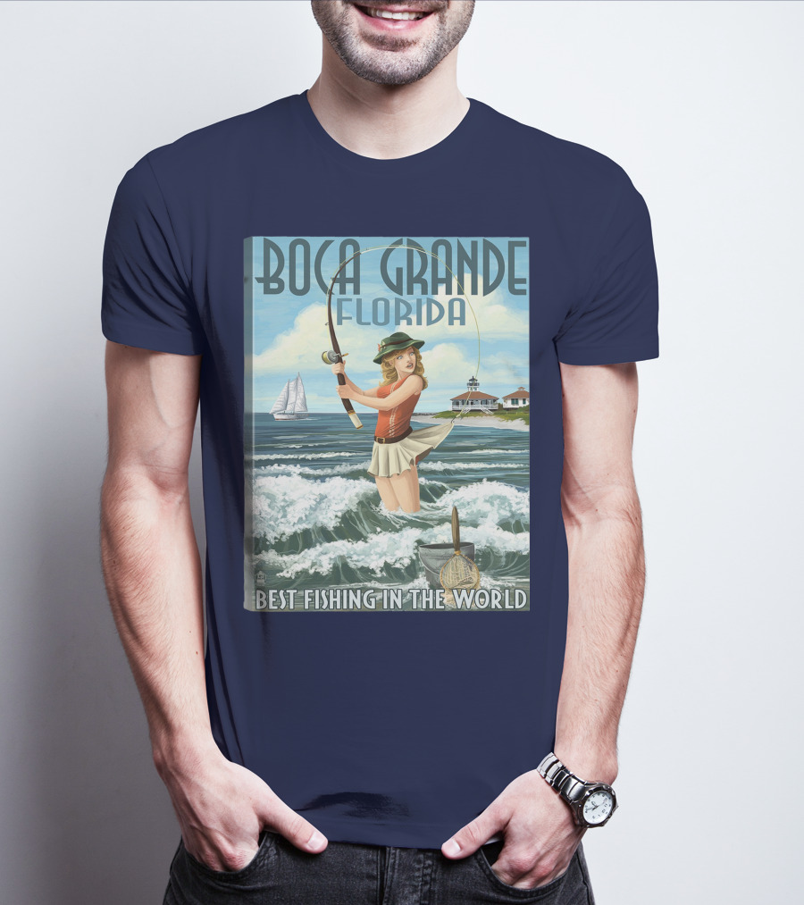 Boca Grande Florida Best Fishing In The World T-Shirt
