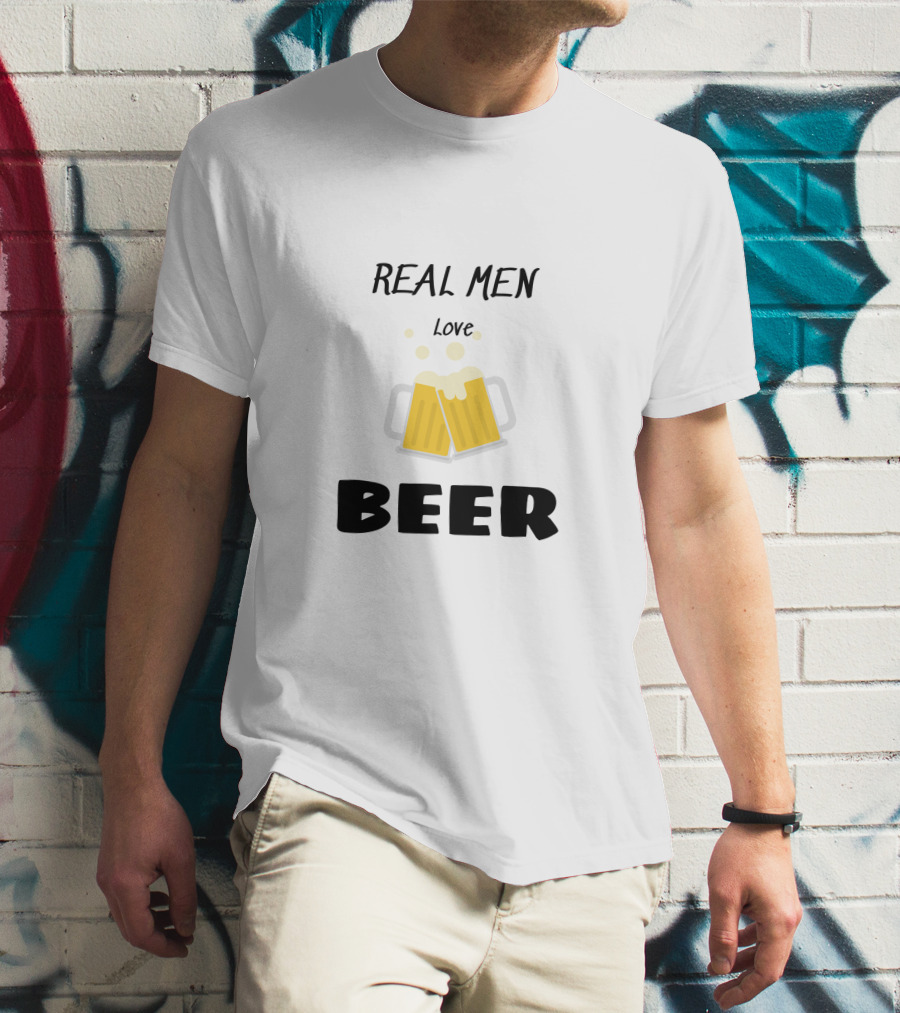 REAL MEN LOVE BEER T-Shirt