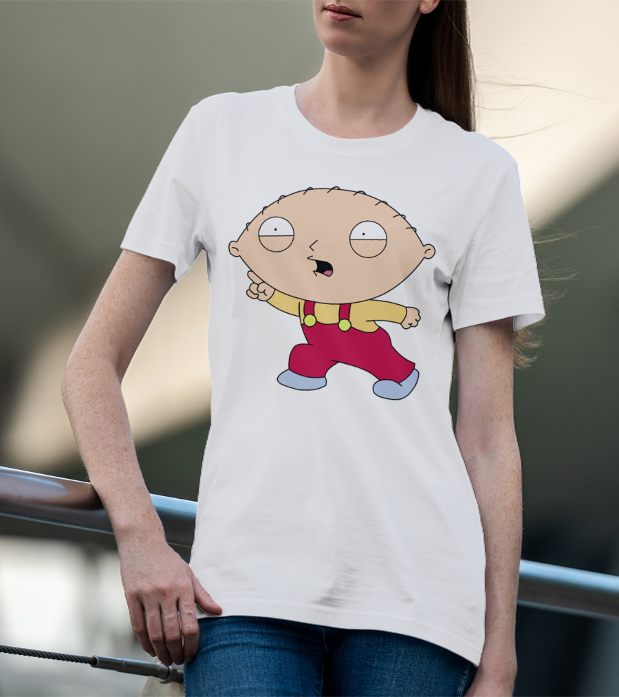 Stewie Griffin Angry Pose Family Guy Character T-Shirt