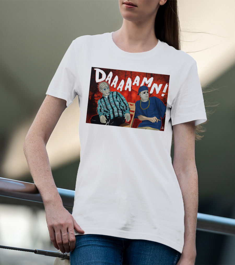 Daaaamn Horror Parody Friday Movie Scene T-Shirt