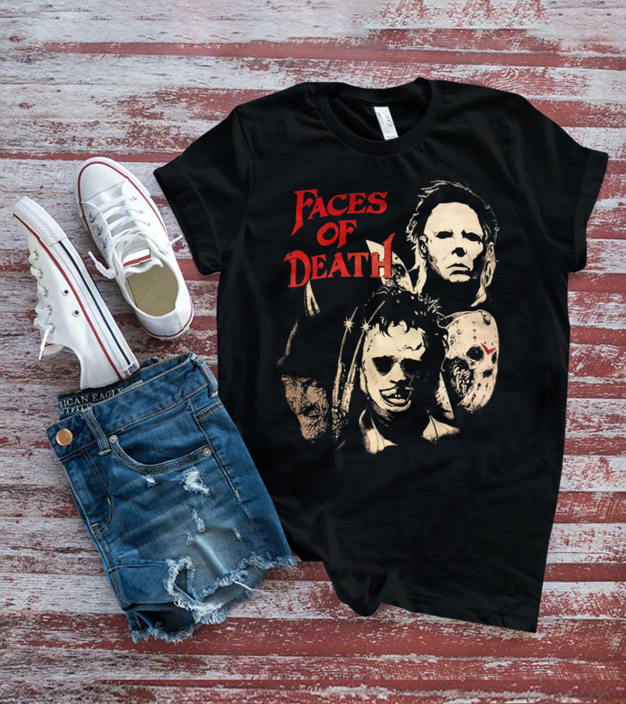 Faces Of Death Michael Myers Horror Icons T-Shirt