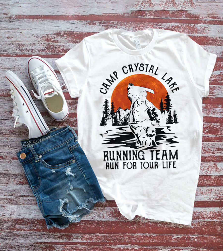 Camp Crystal Lake Running Team Run For Your Life T-Shirt