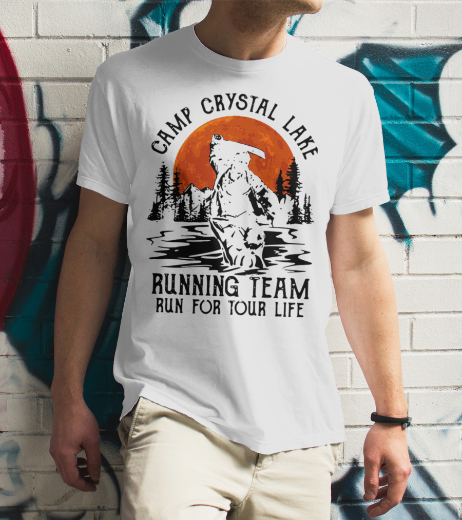 Camp Crystal Lake Running Team Run For Your Life T-Shirt