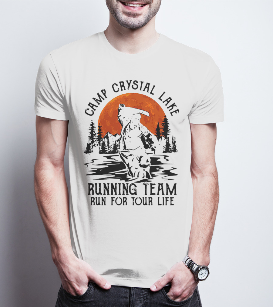 Camp Crystal Lake Running Team Run For Your Life T-Shirt