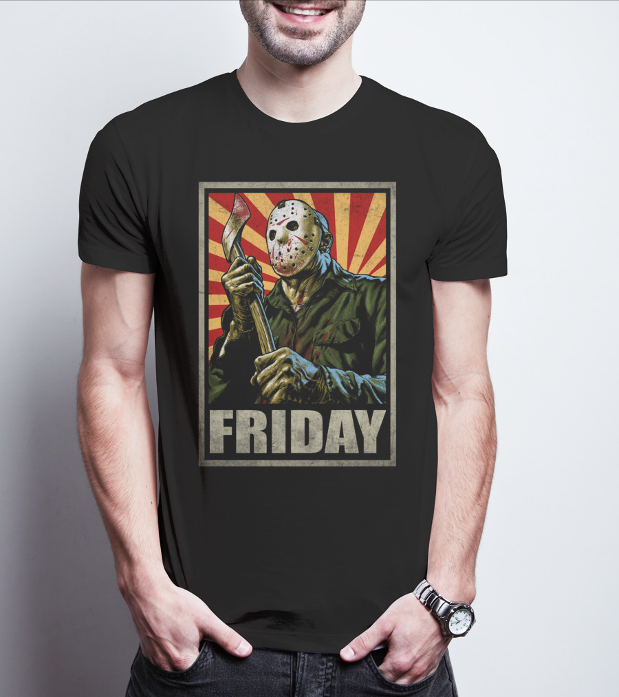 Jason Voorhees Friday Retro Horror T-Shirt