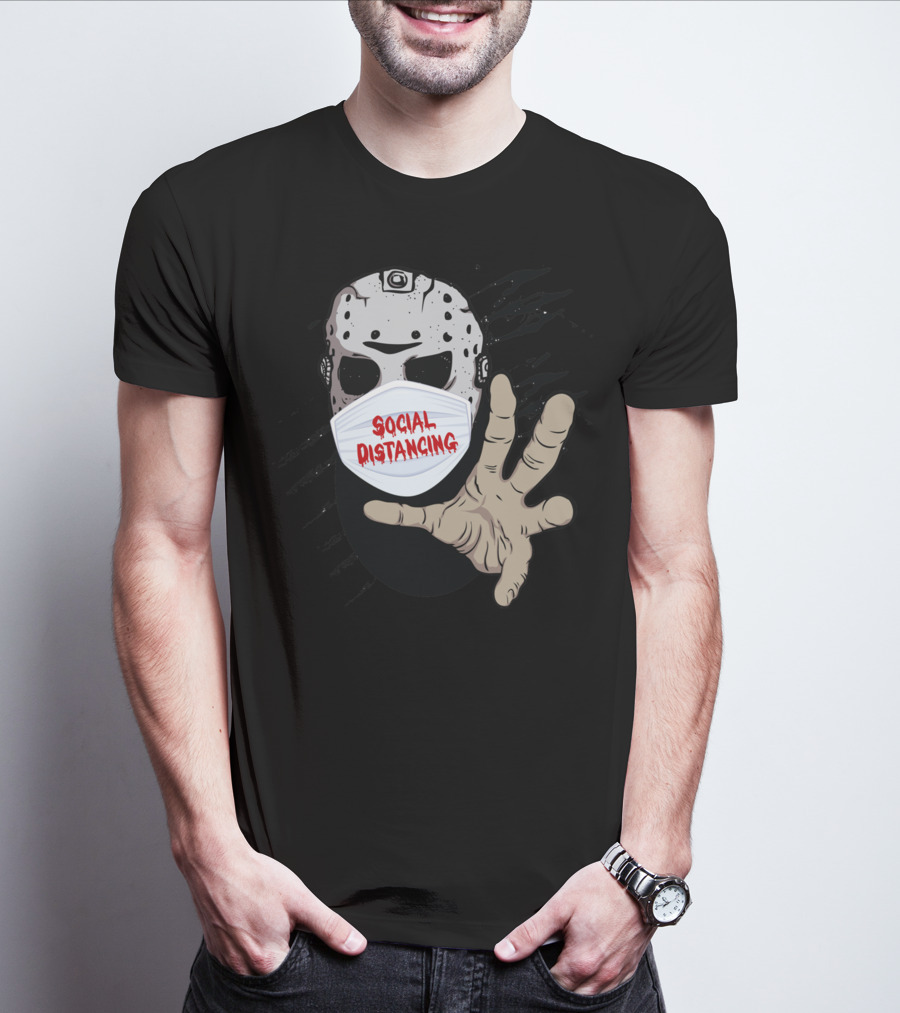 Jason Mask Social Distancing T-Shirt
