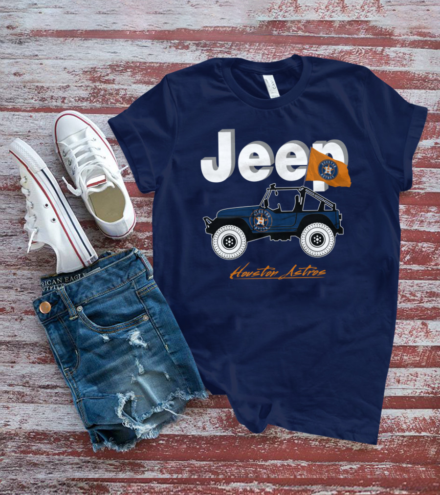 Jeep Houston Astros Flag T-Shirt