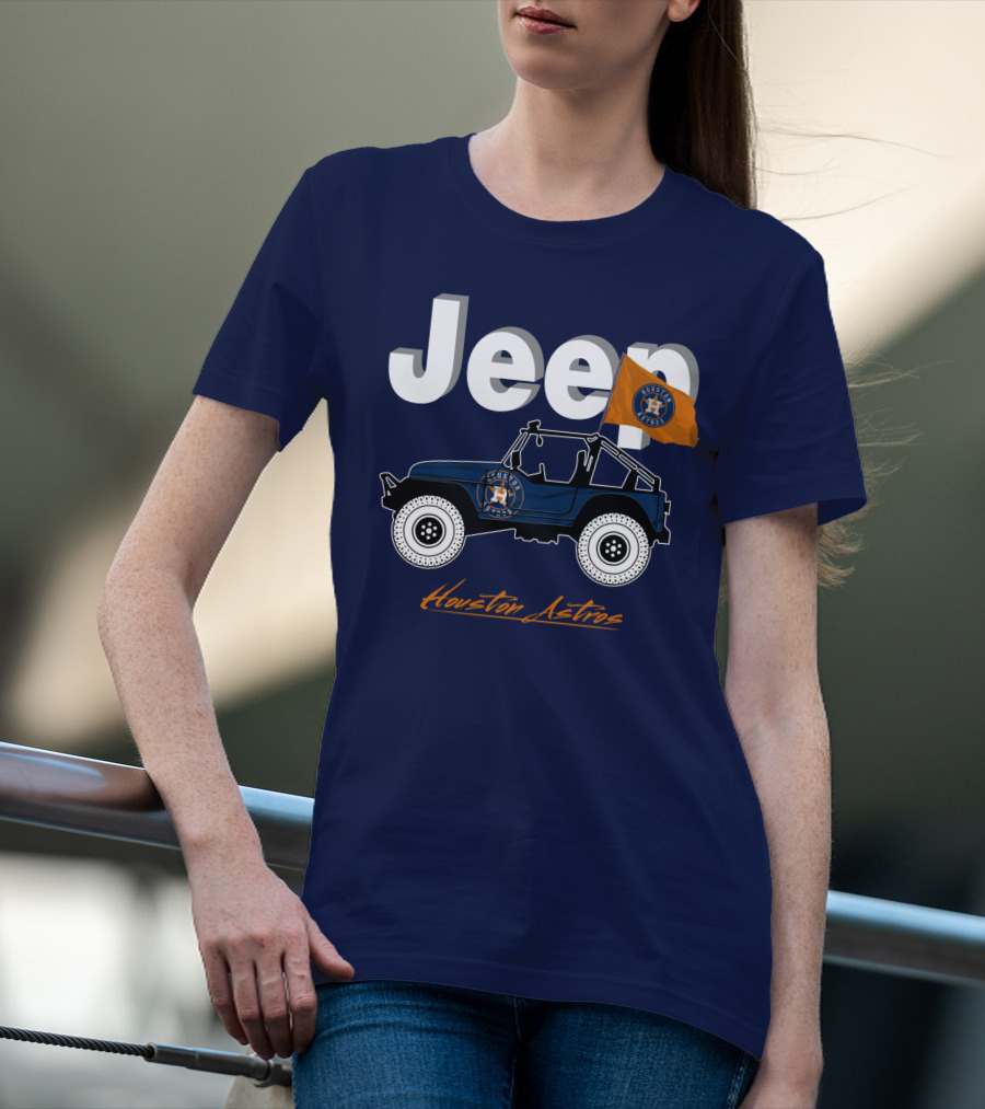 Jeep Houston Astros Flag T-Shirt