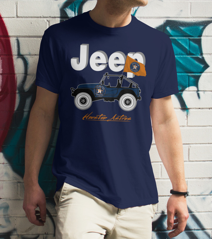 Jeep Houston Astros Flag T-Shirt
