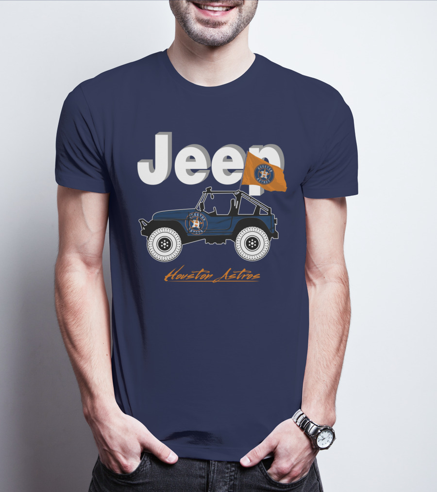 Jeep Houston Astros Flag T-Shirt