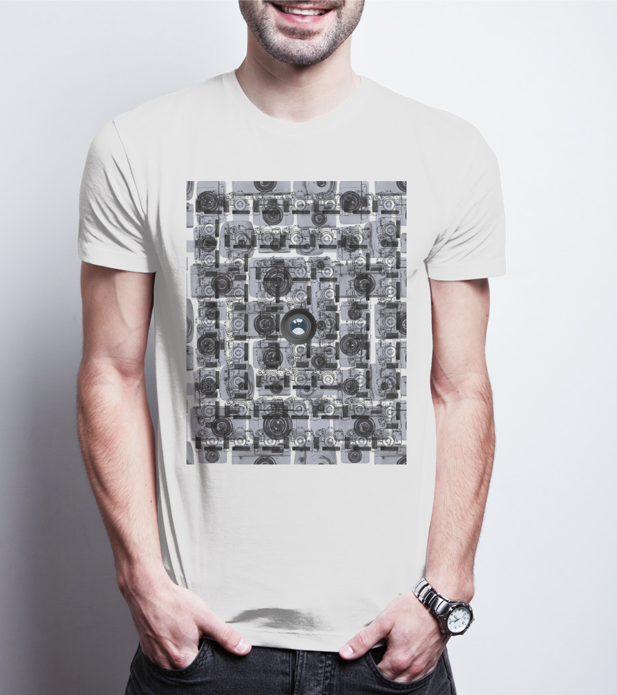 Camera Capture Memory Retro Collage T-Shirt