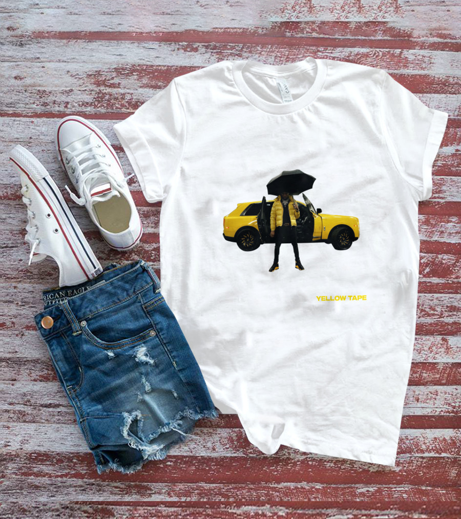 Key Glock Yellow Tape Car Umbrella T-Shirt