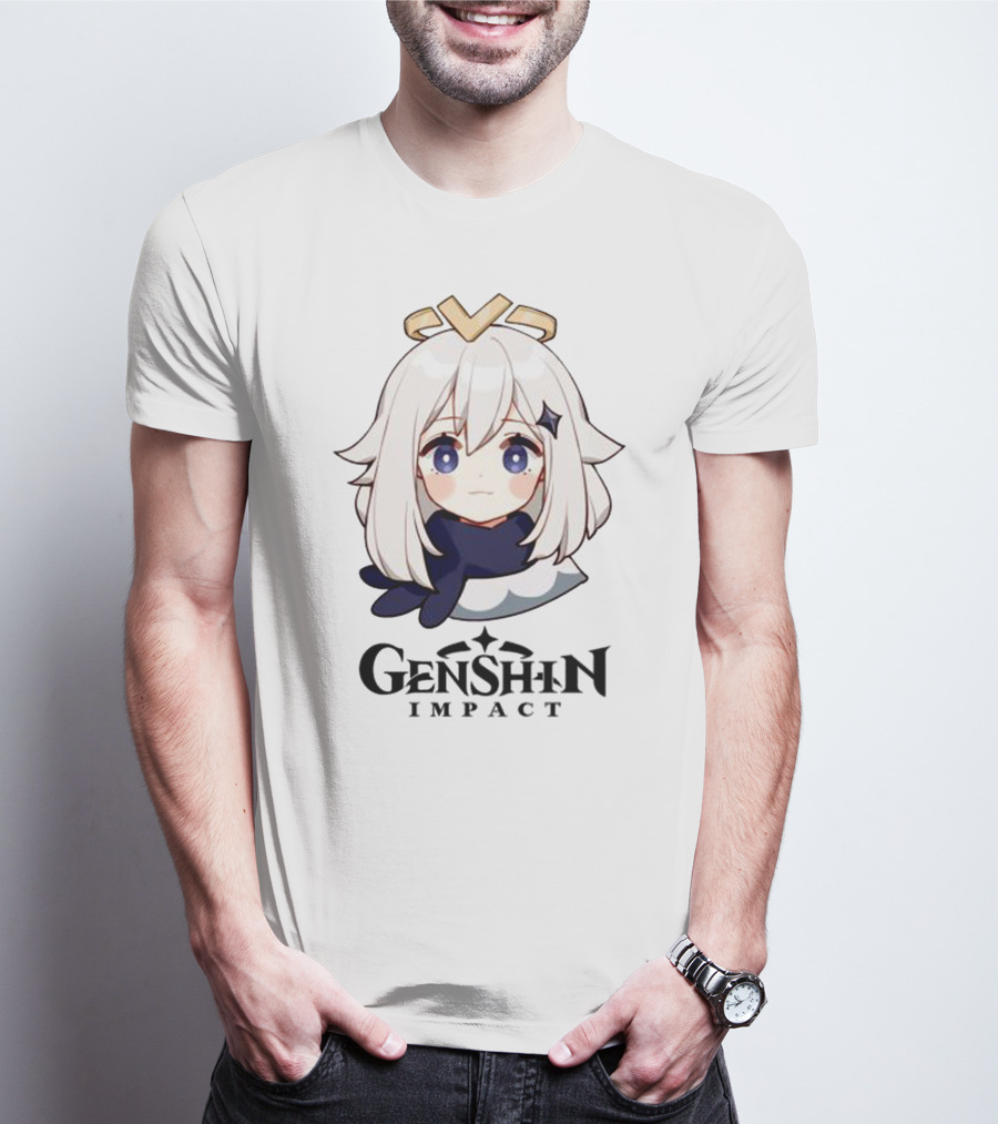 Paimon Genshin Impact Chibi Character T-Shirt