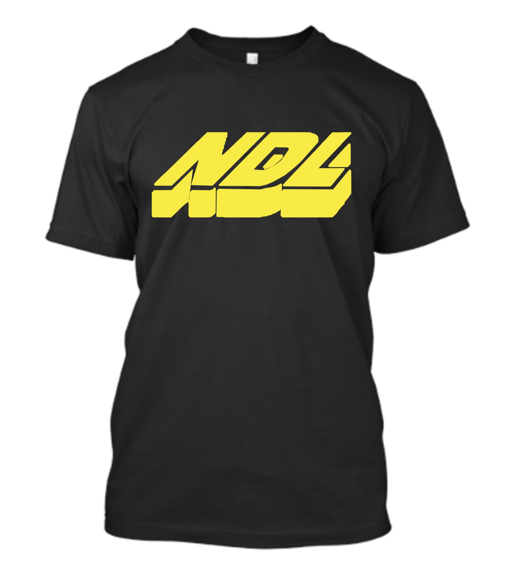 NDL Yellow Block Text Merchandise T-Shirt