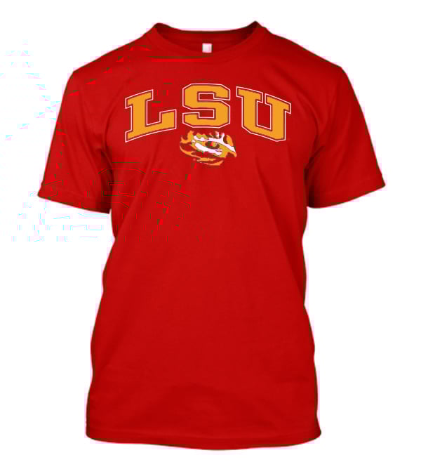 LSU Tigers Eye Emblem T-Shirt