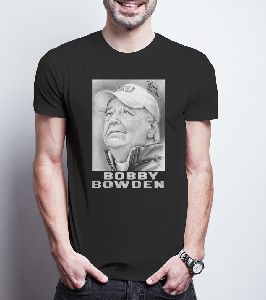 Bobby Bowden FSU Dadgummit Daggum Legend T-Shirt
