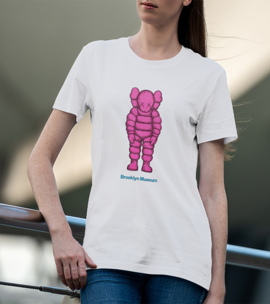 KAWS Pink Figure Brooklyn Museum T-Shirt
