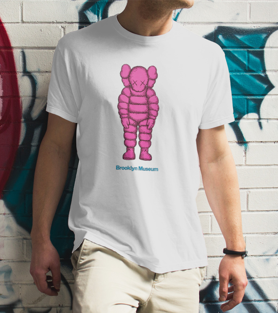 KAWS Pink Figure Brooklyn Museum T-Shirt