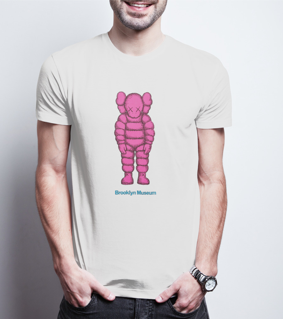 KAWS Pink Figure Brooklyn Museum T-Shirt