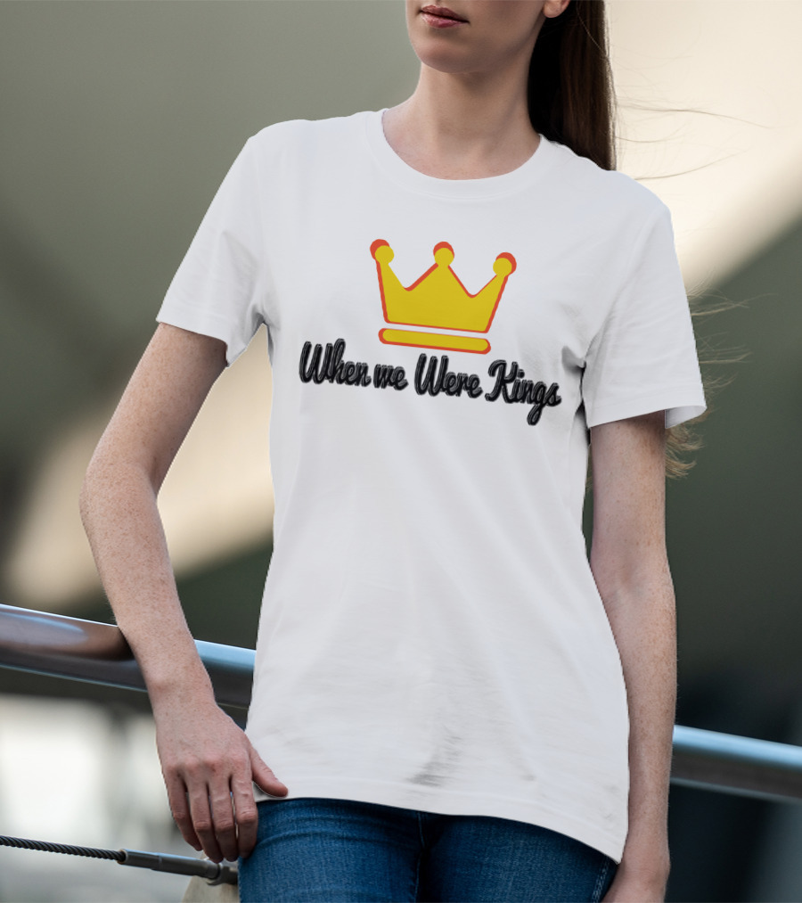 When We Were Kings BTSM Merchs Crown T-Shirt