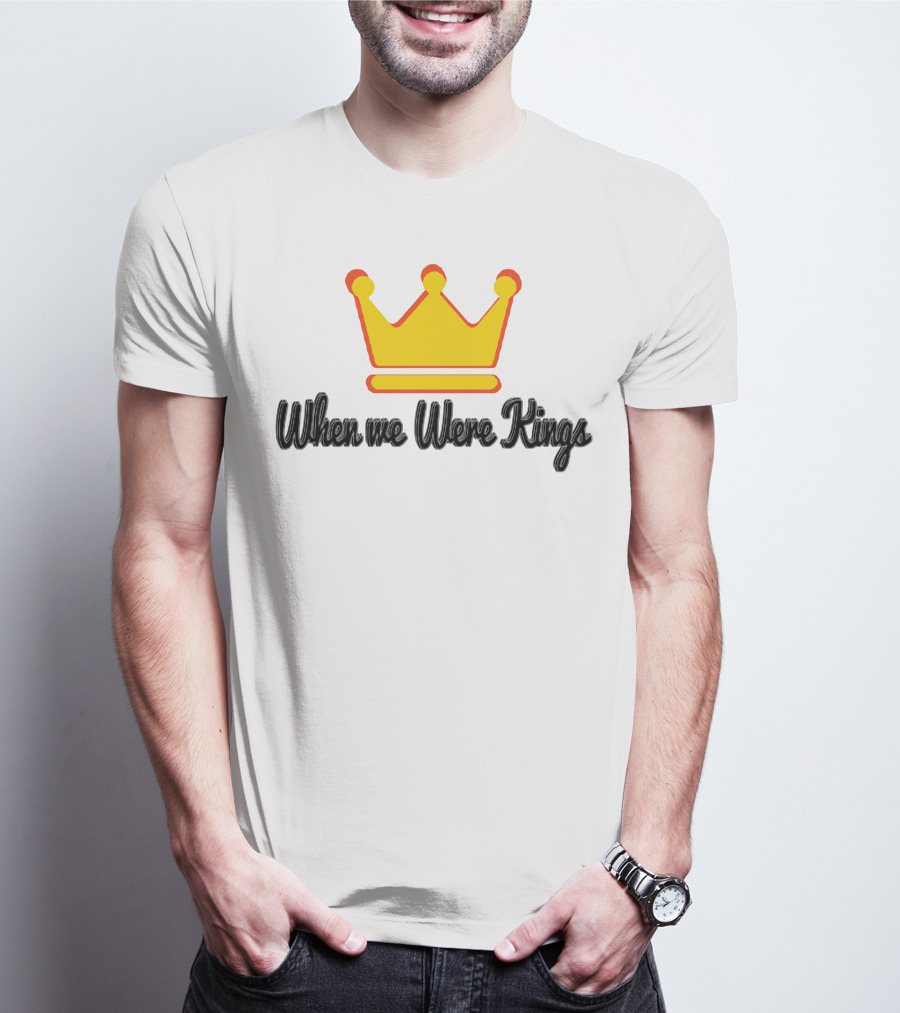 When We Were Kings BTSM Merchs Crown T-Shirt