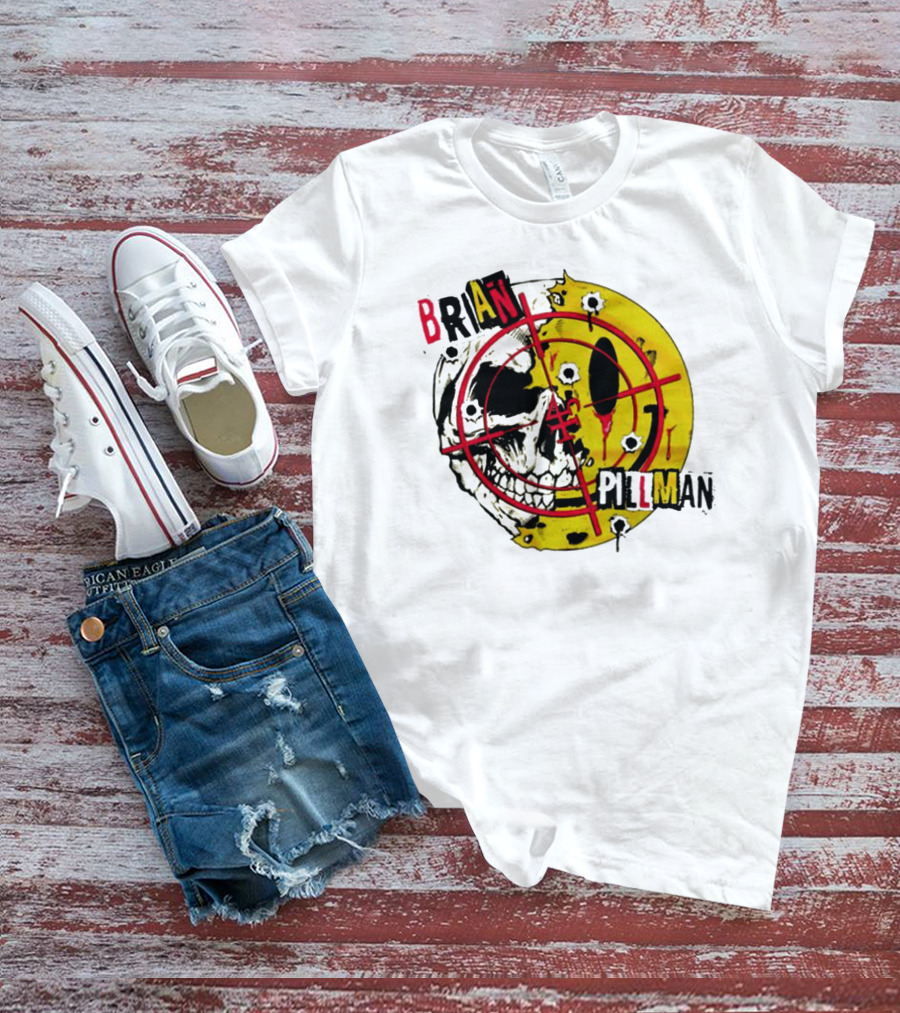 BRIAN PILLMAN TARGET SKULL HEADBANG T-Shirt