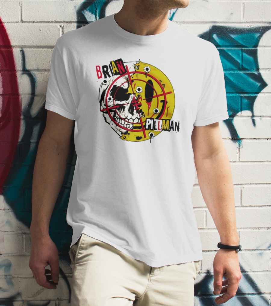 BRIAN PILLMAN TARGET SKULL HEADBANG T-Shirt