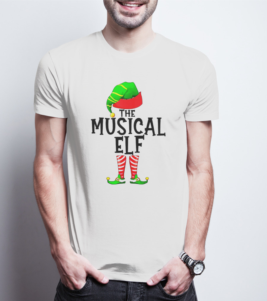 The Musical Elf Christmas Family Ing T-Shirt