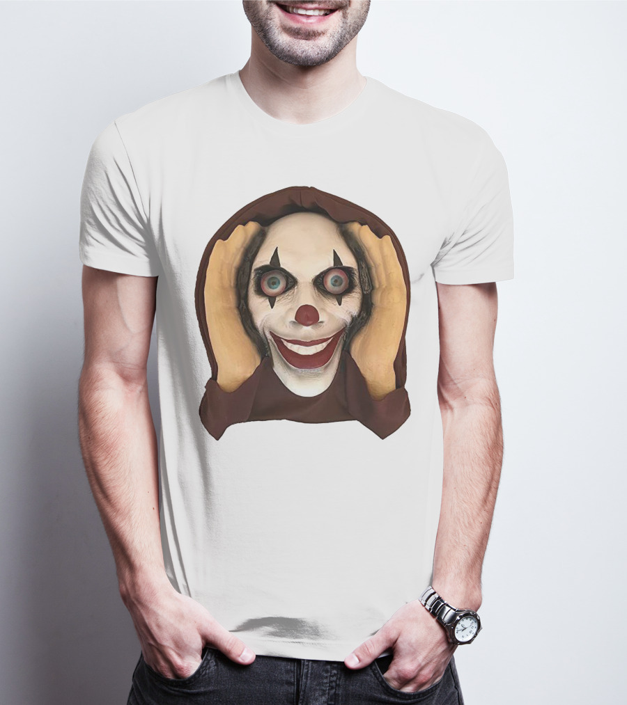Spooky Clown IT Horror Mask T-Shirt