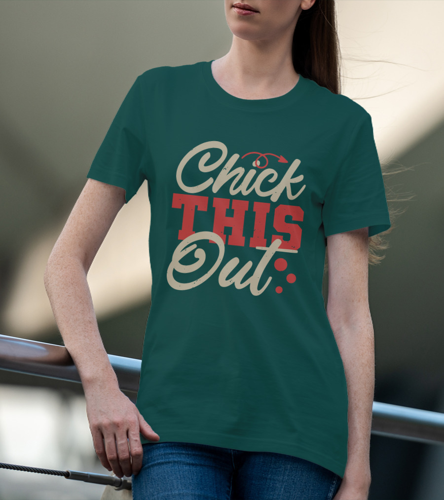 Chick This Out Arrow And Dots T-Shirt