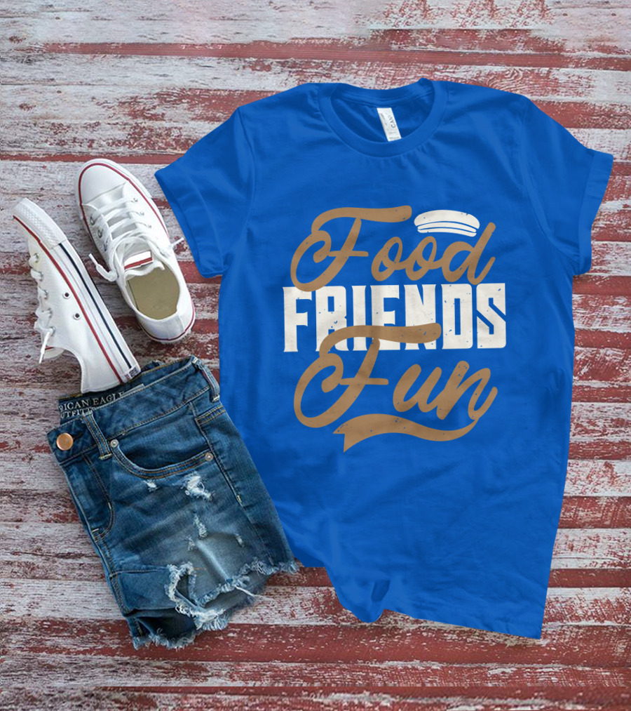 Food Friends Fun Sailor Hat T-Shirt