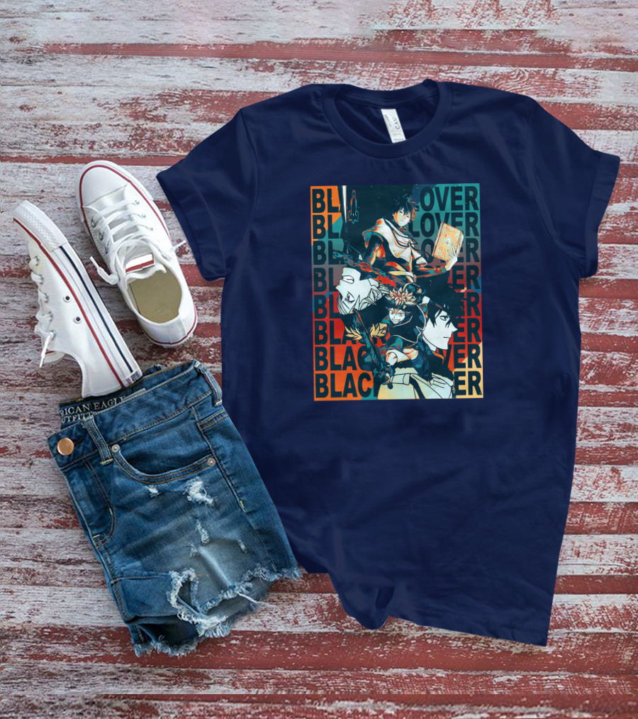 Black Clover Pop Manga Characters Dynamic Collage T-Shirt