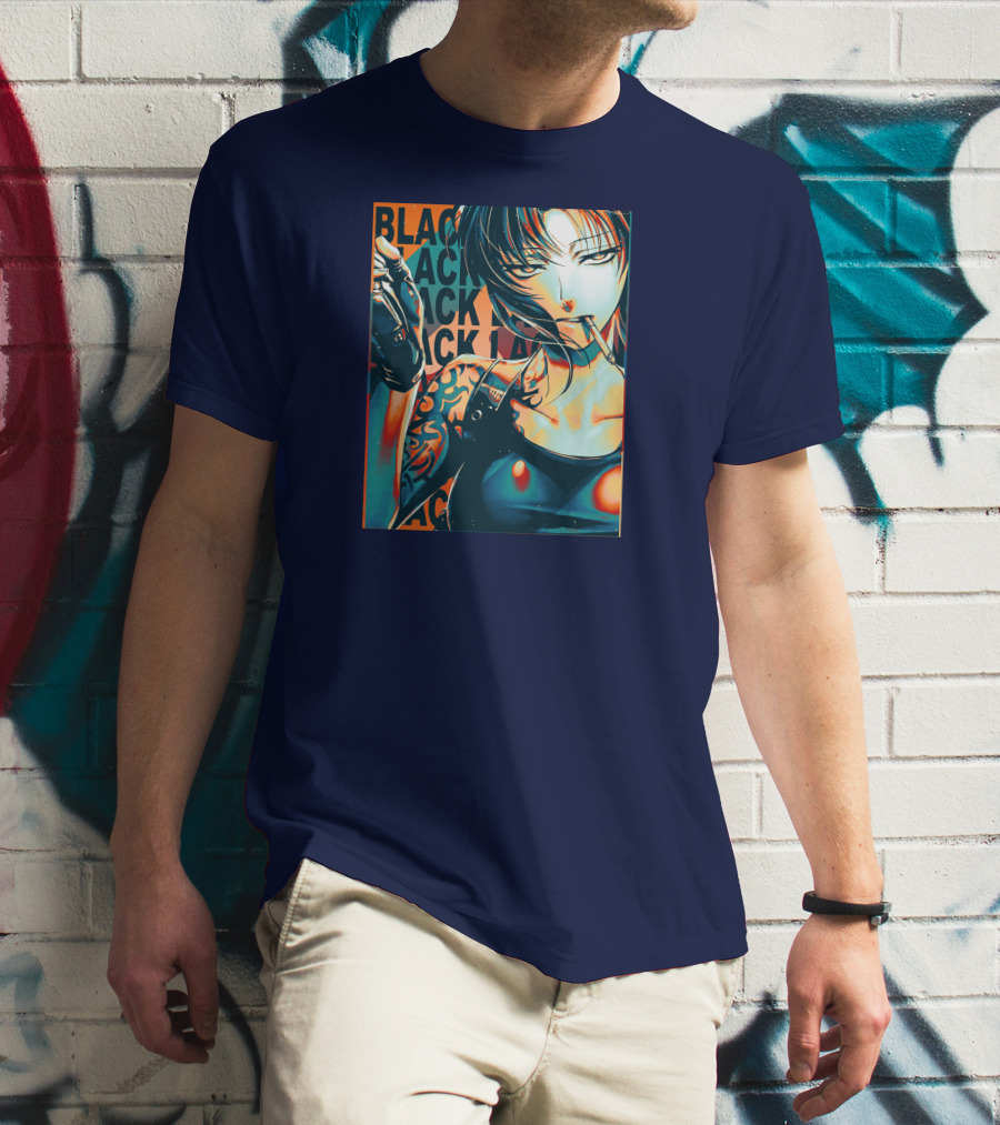 Black Lagoon Pop Anime Style Revy T-Shirt