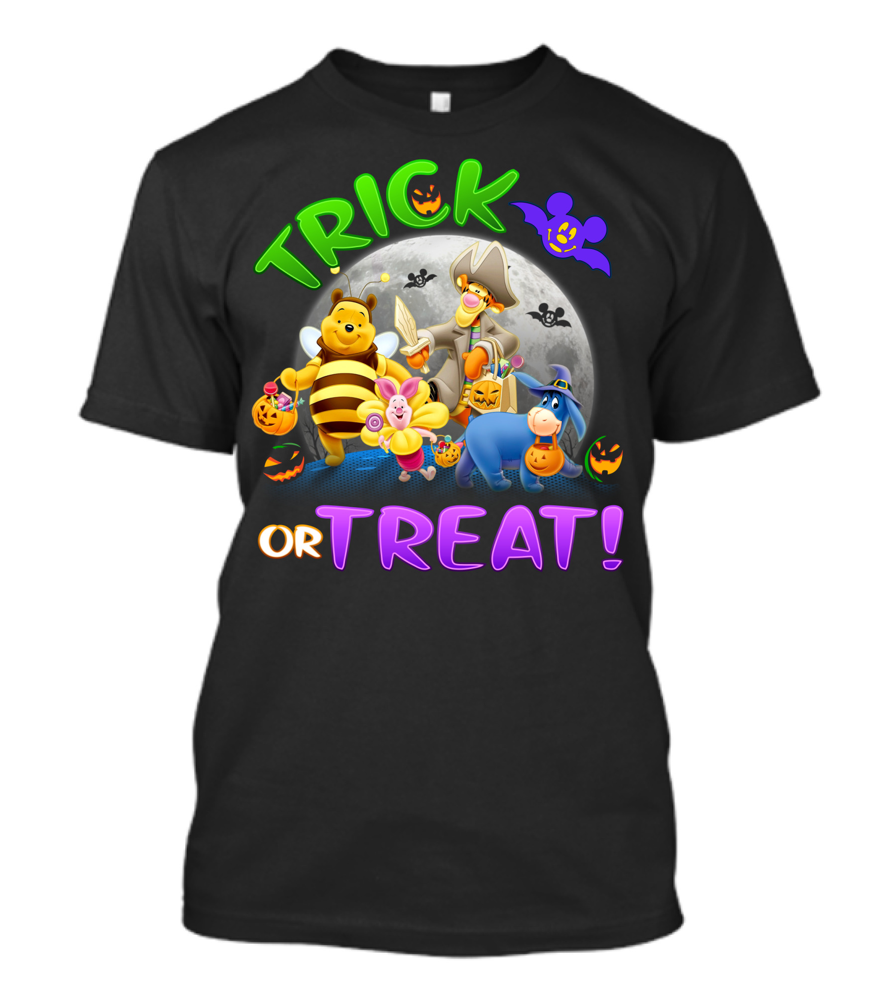 Trick Or Treat Winnie The Pooh Halloween Costumes T-Shirt