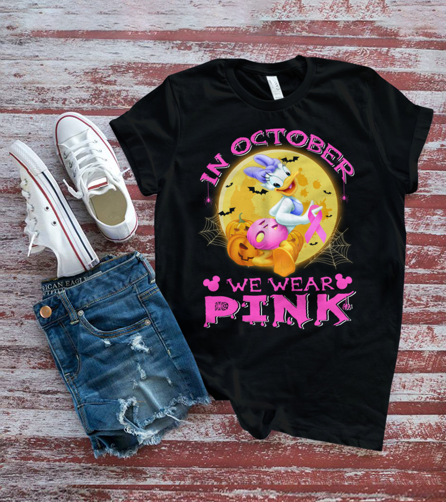 In October We Wear Pink Daisy T-Shirt
