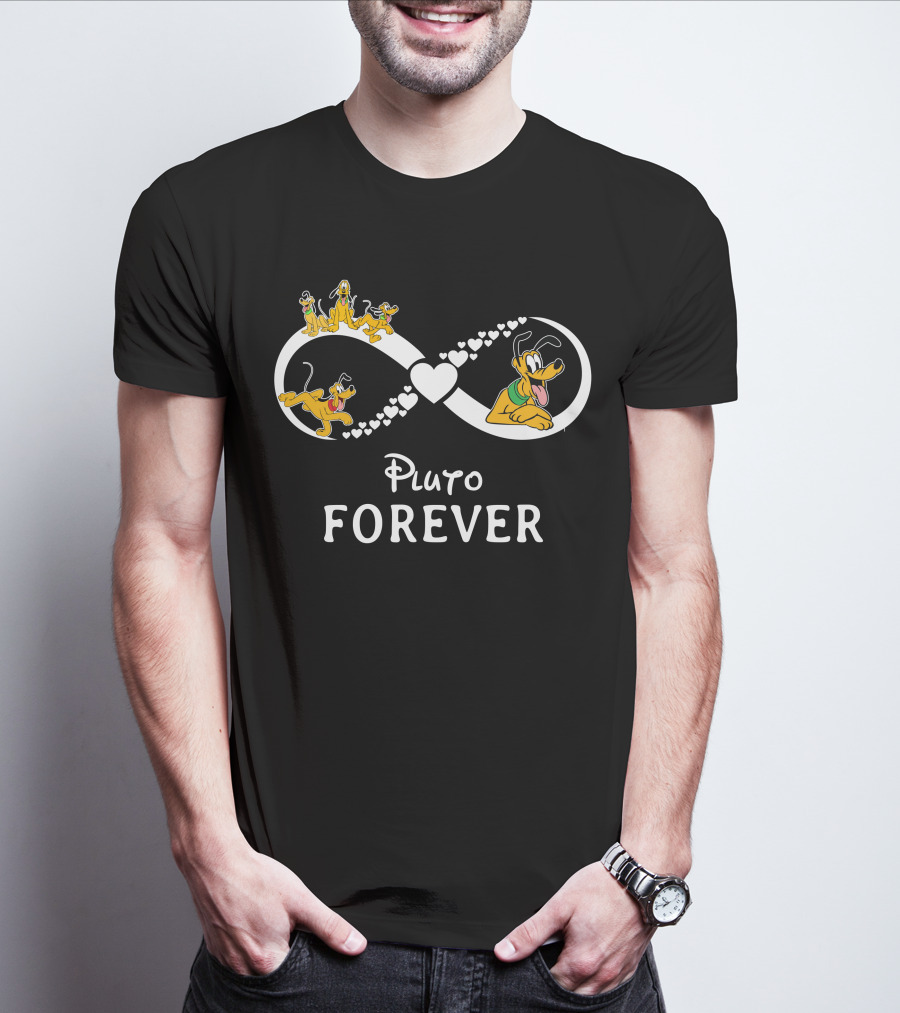 Pluto Forever Infinity Heart T-Shirt