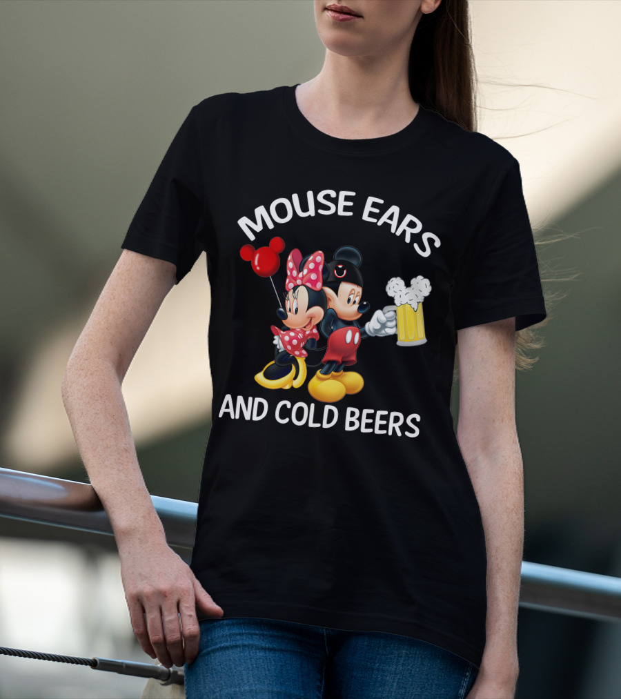 Mouse Ears And Cold Beers T-Shirt