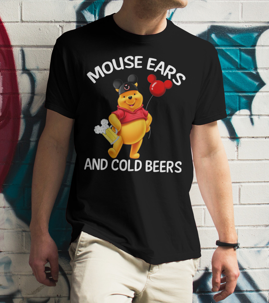 Mouse Ears And Cold Beers Balloon And Mug T-Shirt