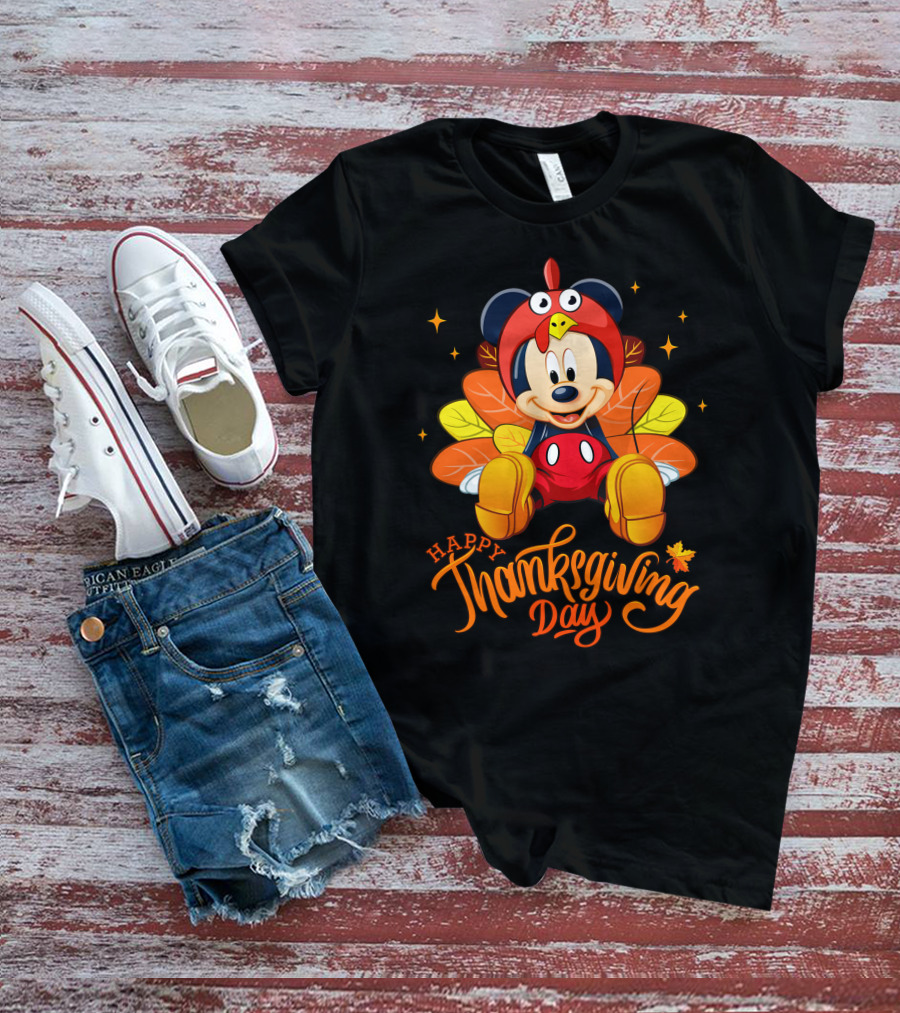 Mickey Happy Thanksgiving Day T-Shirt