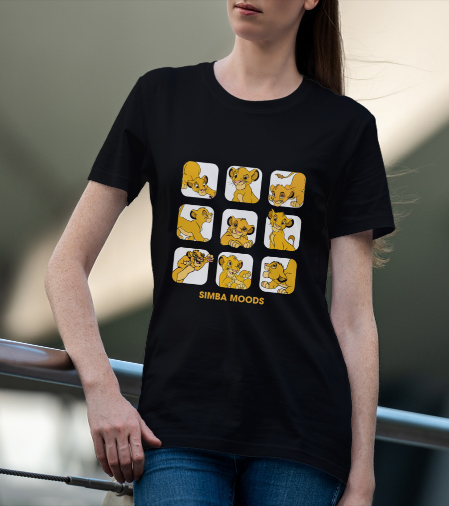 Simba Moods Character Expressions T-Shirt