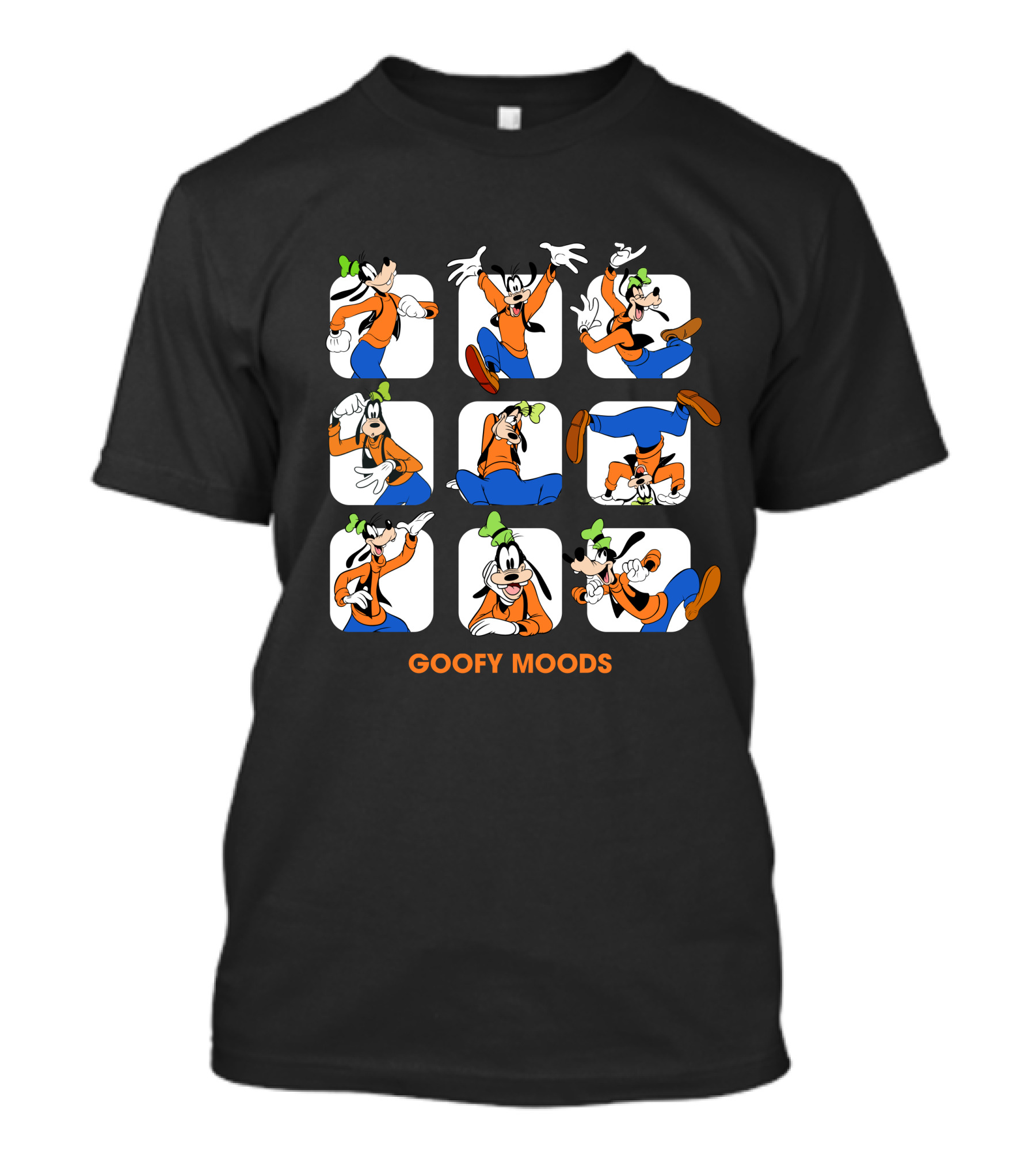 Goofy Moods Disney Character Expressions T-Shirt