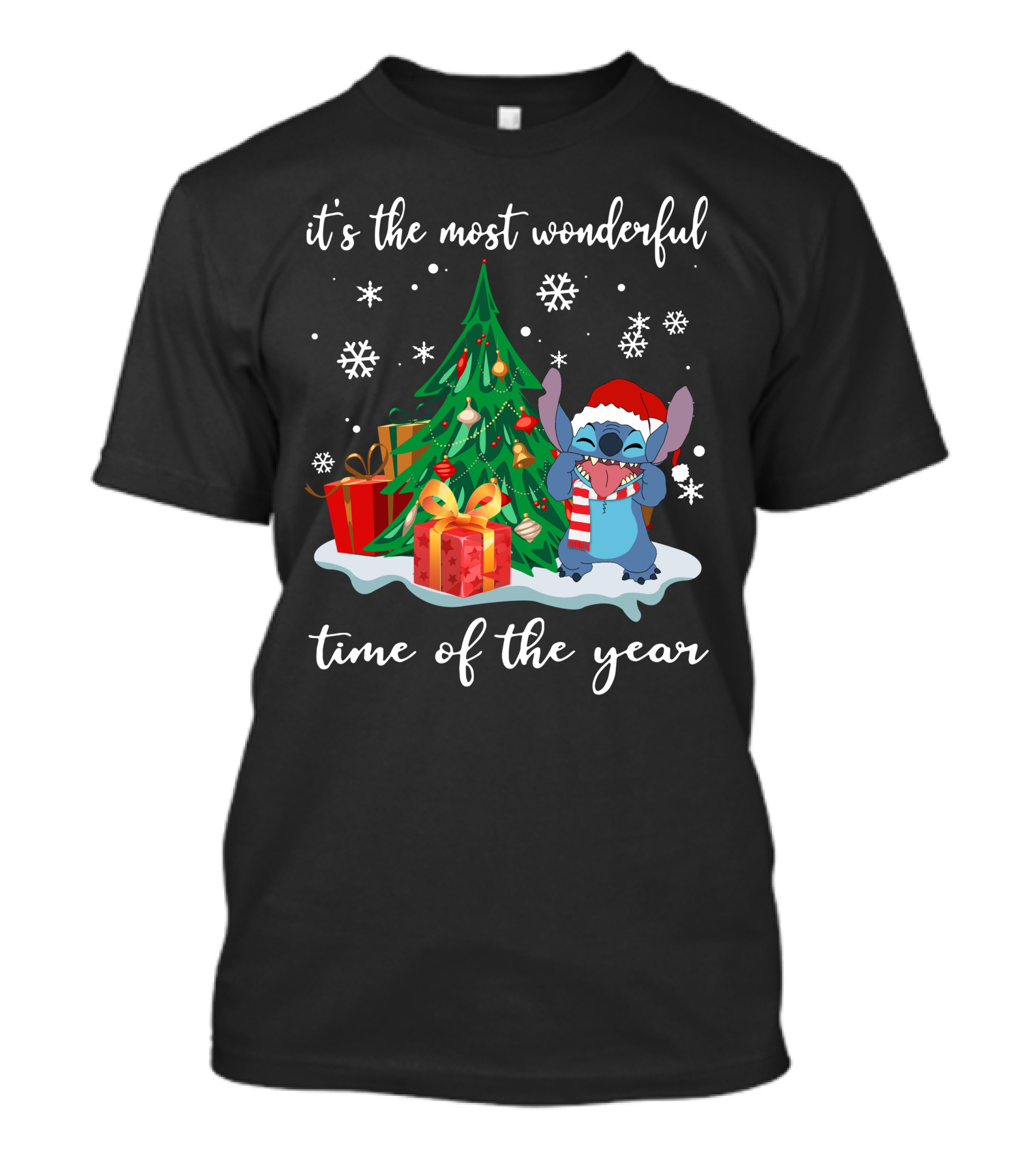 It's The Most Wonderful Time Of The Year Christmas Stitch T-Shirt