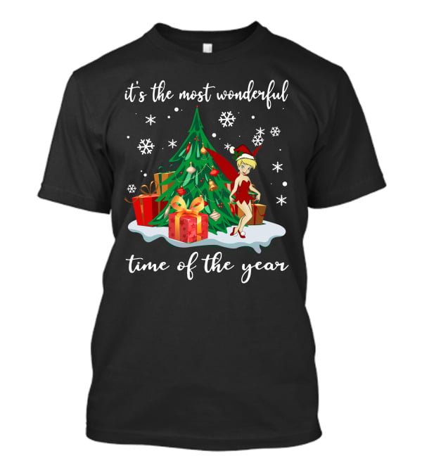 It's The Most Wonderful Time Of The Year Tinker Bell Holiday Scene T-Shirt