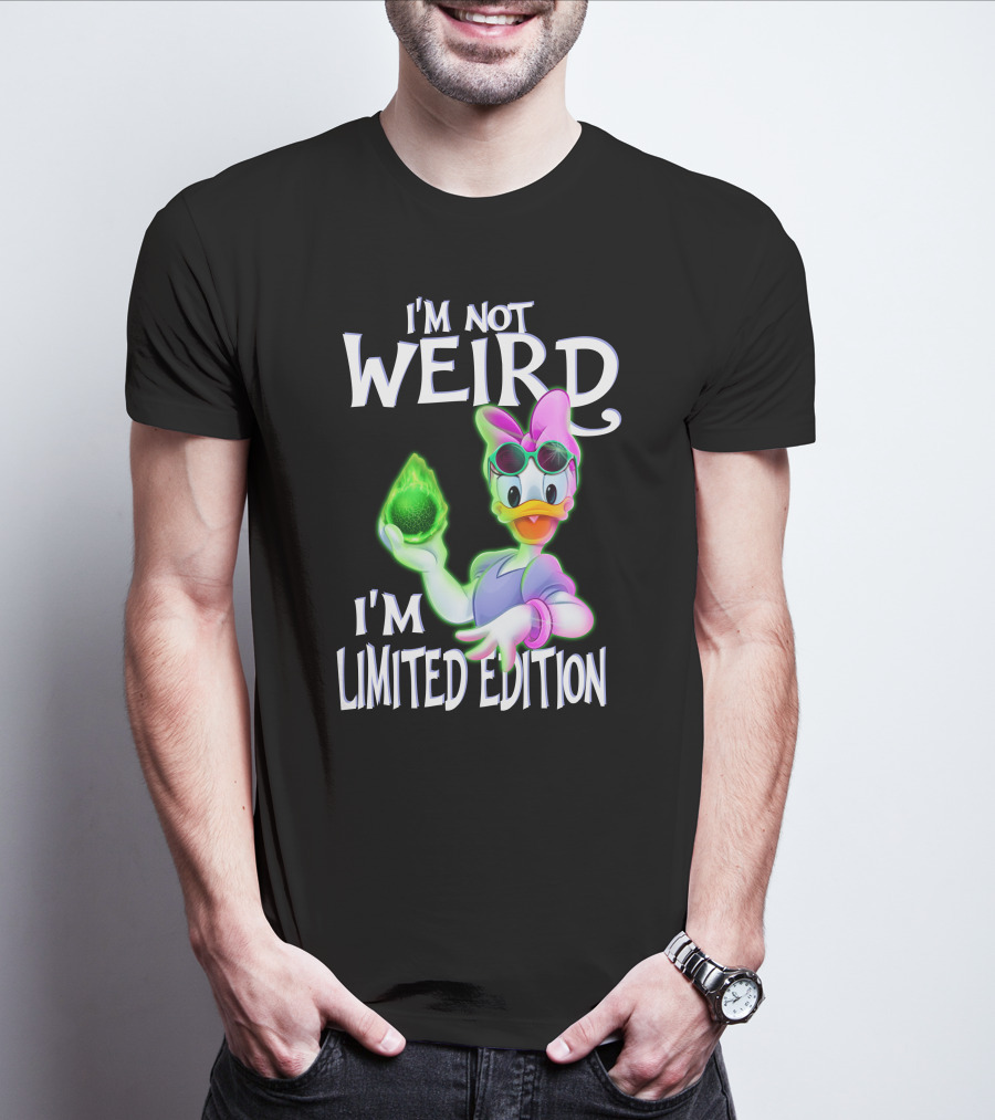 I'm Not Weird I'm Daisy Duck With Green Energy Sphere T-Shirt