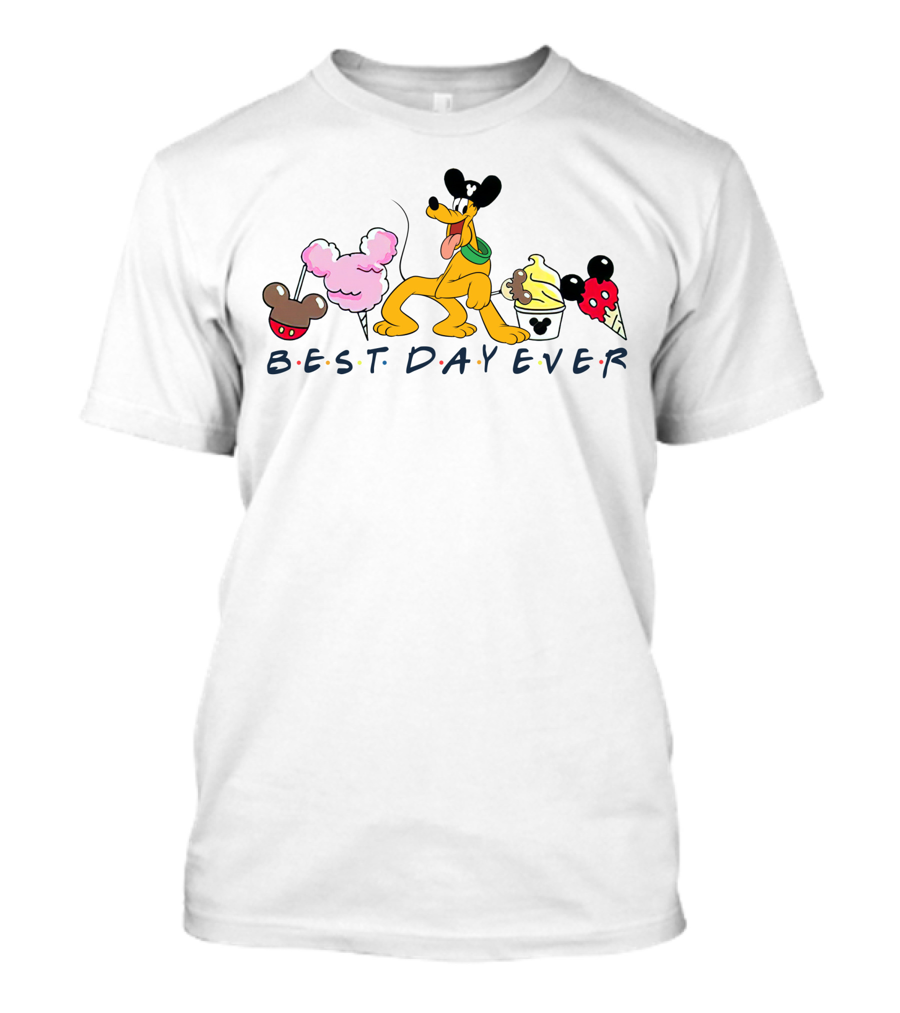 Pluto Best Day Ever Disney Treats T-Shirt