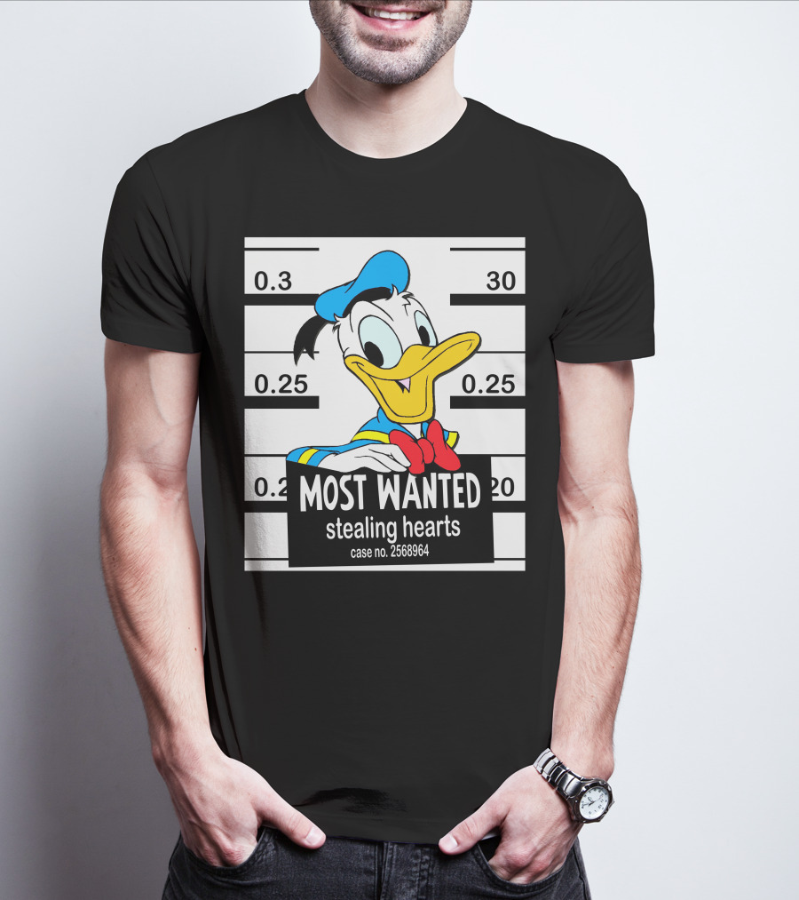 Most Wanted Stealing Hearts Donald Case No. 2568964 T-Shirt