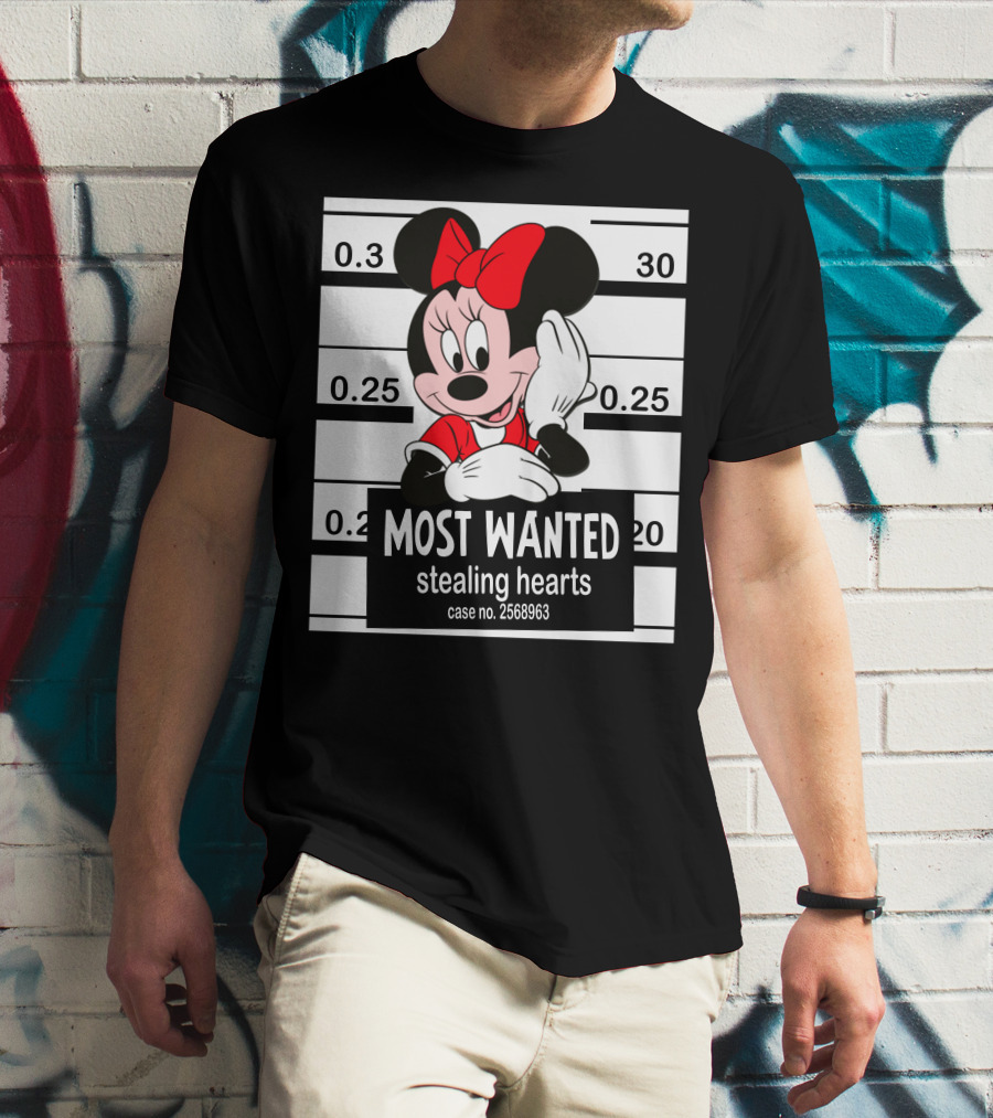Minnie Most Wanted Stealing Hearts Case No. 2568963 T-Shirt