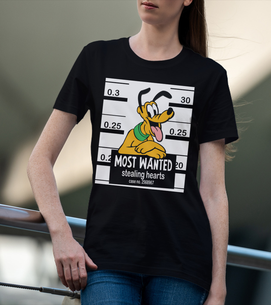 Most Wanted Pluto Stealing Hearts Case No. 2568967 T-Shirt